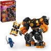 Konstruktorius LEGO Ninjago Cole stichijos žemės robotas 71806