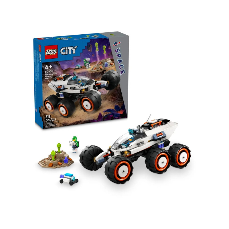 Konstruktorius LEGO® City Kosminių tyrinėjimų visureigis ir ateiviai 60431