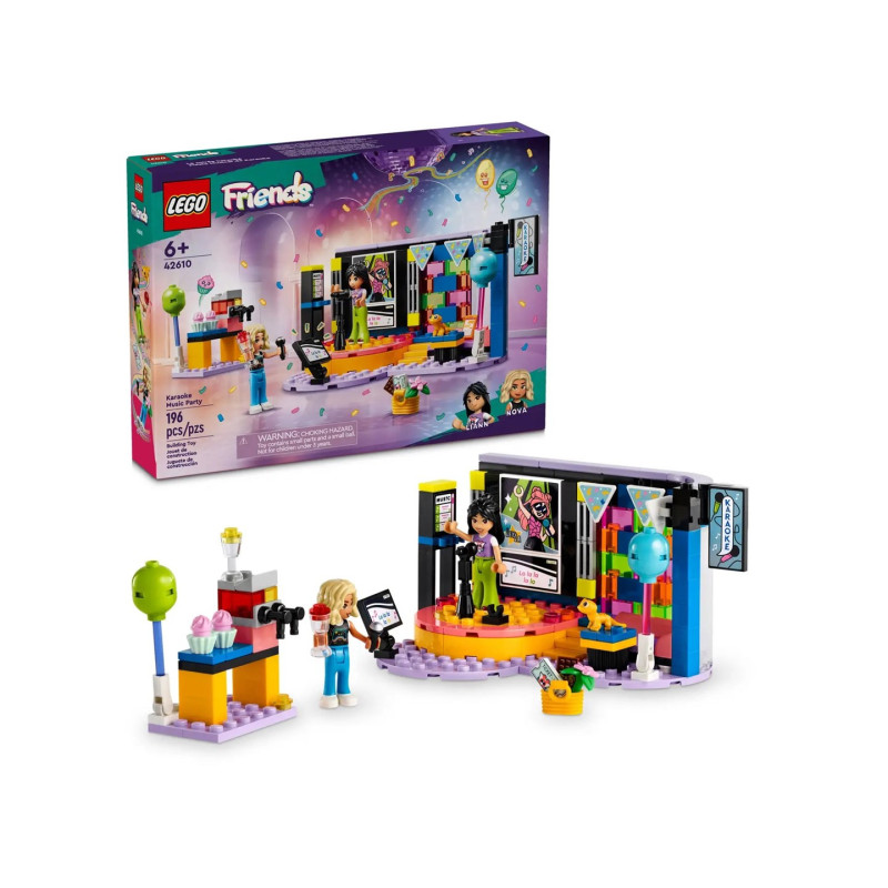 Konstruktorius LEGO® Friends Karaokės vakarėlis 42610