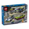 Konstruktorius LEGO® City Police Policijos automobilis ir galingo automobilio gaudynės 60415