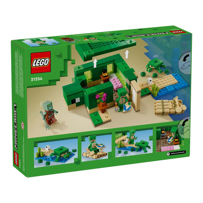 Konstruktorius LEGO® Minecraft Vėžlių paplūdimio namas 21254