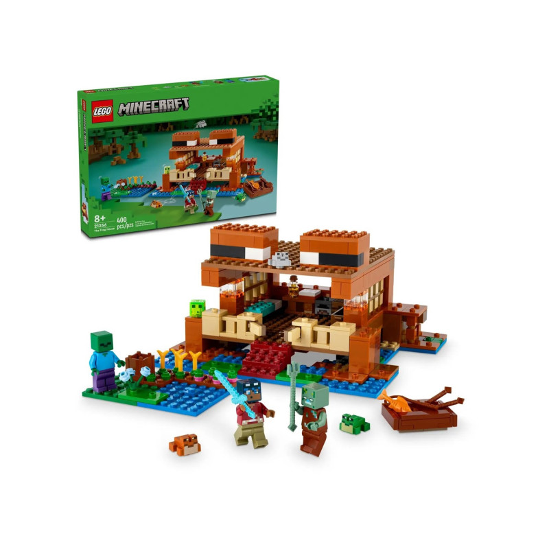 LEGO Minecraft 21256 The Frog House +DOVANA LEGO® Pinjata (40644)
