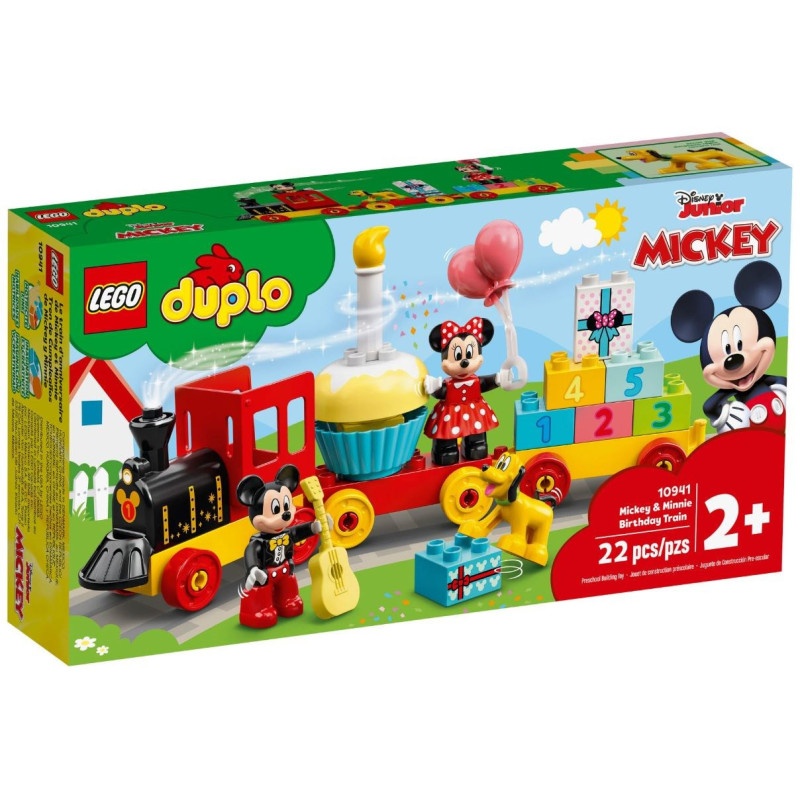 LEGO® DUPLO® ǀ Disney Mikio ir Minės gimtadienio traukinys (10941)