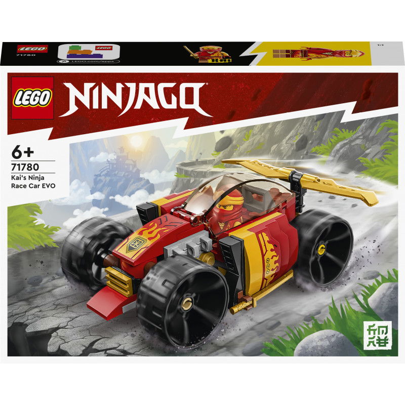 Konstruktorius LEGO Ninjago Kai lenktyninis nindzių automobilis EVO 71780