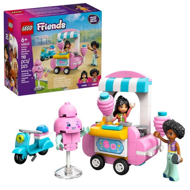 LEGO Friends Candyfloss-bod og scooter 42643 - Atgauk 20%