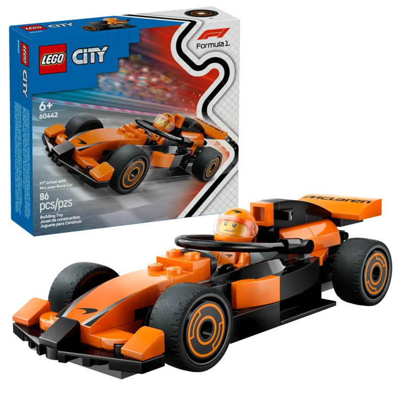 LEGO City F1-kører med McLaren-racerbil 60442 - Atgauk 20%