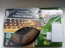 LED Juosta Krystal+ FROST LIGHT 5M su Maitinimo Šaltiniu (600 liumenų)