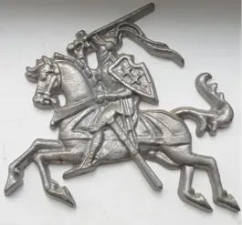 Lietuviškas herbas „Vytis“ – metalinis sienos ar interjero akcentas
