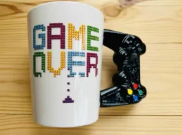 Keramikinis puodelis GAME OVER