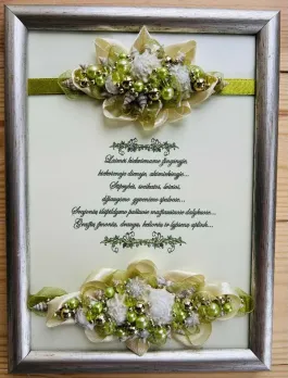 Dovana - dekoracija LAIMĖS ŽODŽIAI