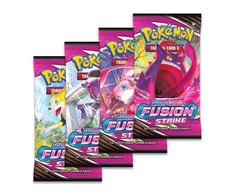 „Pokemon“ prekybos kortų žaidimas: „Sword & Shield 8“ – „Fusion Strike Booster“ paketų asortimentas (1 vienetas)