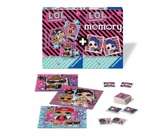 RAVENSBURGER 3 dėlionės ir atminties žaidimas LOL, 20549