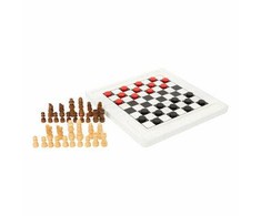 SMALL FOOT šachmatų ir šaškių rinkinys