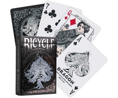 Bicycle Dragon žaidimo kortos (juodos)