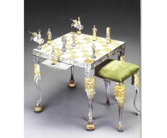 Italfama ŠACHMATAI: MEDICI VS PAZZI - dvi svarbiausios šeimos Florencijoje + stalas ir kėdės