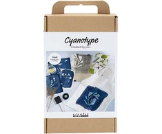 Creative – Amatų rinkinys cianotipas, tekstilinis, mėlynas, 1 pakuotė – ()