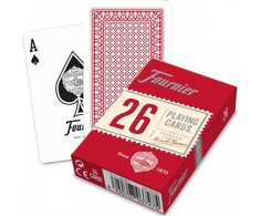 Fournier 26 Bridžo Kortos (Raudonos)
