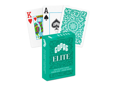 Copag 1546 Elite Poker Size - Jumbo Index Žaidimų Kortos (Žalios)