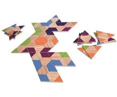 Bs Toys Medinis trikampis "Domino"