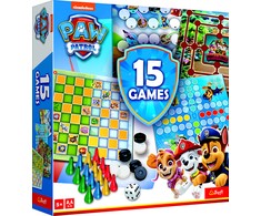 TREFL PAW PATROL 15 in 1 žaidimas „Šuniukai-patruliai“