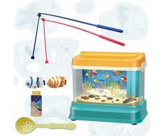 Cooler Stuff Žaidimas žvejyba - akvariumas su judančiomis žuvimis, LED apšvietimas