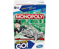 MONOPOLY „Grab&Go“ kelioninis žaidimas „Monopolis“
