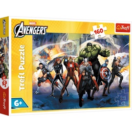 Marvel Avengers 15428, 27.5 cm x 41 cm, 160 vnt. Trefl dėlionė