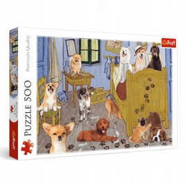 Vincents Bedroom Puppy Revolution 37539, 34 cm x 48 cm, 500 vnt. Trefl dėlionė