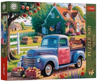 Tea Time Nostalgic Farm Truck 37612, 34 cm x 48 cm, 500 vnt. Trefl dėlionė