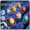 3D dėlionė Solar System 11668, 15 cm x 15 cm, 522 vnt. Ravensburger dėlionė