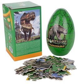 National Geographic Tyranozaur Rex 306-DS1041, 24 cm x 18 cm, 63 vnt. Cubicfun dėlionė