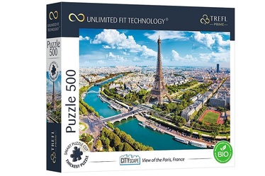 City View Paris France 37456, 34 cm x 48 cm, 500 vnt. Trefl dėlionė