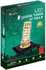 3D Curve Tower Pisa (Light), 15 vnt. Cubicfun dėlionė