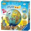 3D dėlionė The Globe, 14 cm x 14 cm, 180 vnt. Ravensburger dėlionė