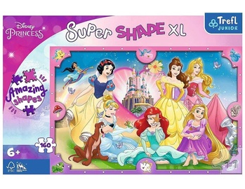 The Pink World Of Princesses 50025, 40 cm x 60 cm, 160 vnt. Trefl dėlionė