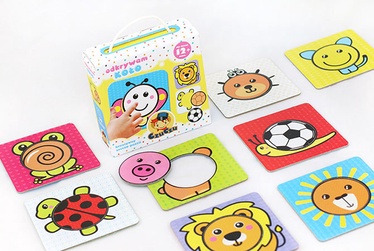 Edukacinė , įvairių spalvų, 16 vnt. CzuCzu dėlionė