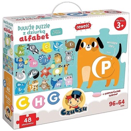 Edukacinė , įvairių spalvų, 48 vnt. CzuCzu dėlionė