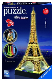 3D dėlionė Eiffel Tower 125791, 18 cm x 18 cm, 216 vnt. Ravensburger dėlionė