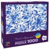 Lilies 19904, 48.2 cm x 68.2 cm, 1000 vnt., mėlyna/balta Brain Games dėlionė
