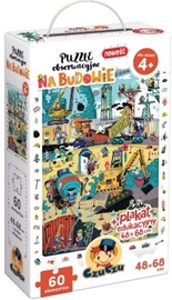 Na Budowie Observation Puzzles, 68 cm x 48 cm, 60 vnt. CzuCzu dėlionė