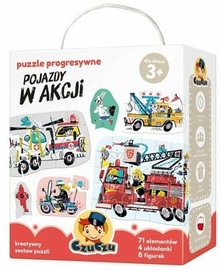 Vehicles, 16.5 cm x 19 cm, 71 vnt. CzuCzu dėlionė