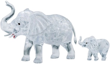 3D Elephant, 17.5 cm x 9.5 cm, 46 vnt., skaidri Bard dėlionė