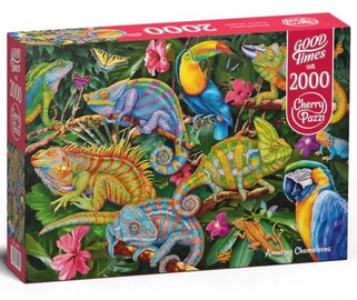 Amazing Chameleons 50101, 70 cm x 100 cm, 2000 vnt. CherryPazzi dėlionė