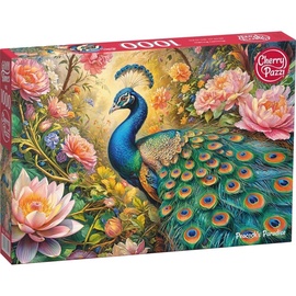 - 1000 Peacock's Paradise 30929, 50 cm x 70 cm, 1000 vnt. CherryPazzi dėlionė