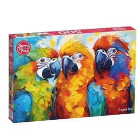 Tropical Trio, 34.5 cm x 50 cm, 500 vnt. CherryPazzi dėlionė