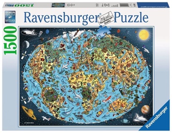 3D dėlionė 16360, 80 cm x 60 cm, 1500 vnt. Ravensburger dėlionė