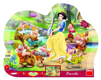 Disney Snow White 31123, 31 cm x 23 cm, 25 vnt., balta Dino dėlionė