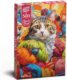 Feline Whimsy 20098, 50 cm x 34.5 cm, 500 vnt. CherryPazzi dėlionė