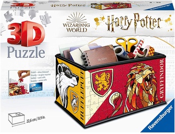 3D dėlionė Harry Potter Storage Box 11258, 15.5 cm x 22.6 cm, 223 vnt. Ravensburger dėlionė