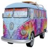 3D dėlionė VW Bus T1 Indian Summer 12527, 30 cm x 14 cm, 162 vnt. Ravensburger dėlionė